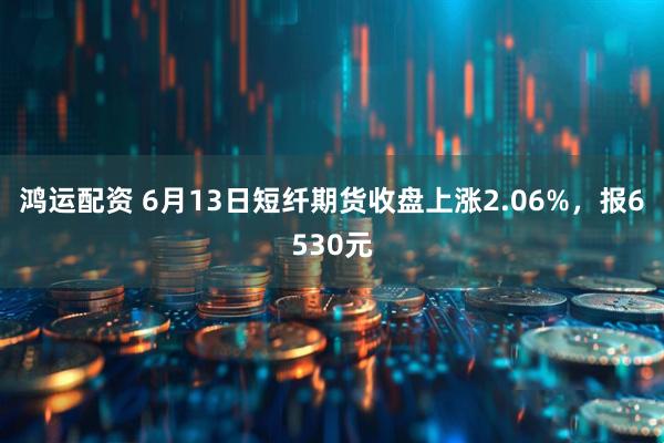 鸿运配资 6月13日短纤期货收盘上涨2.06%，报6530元