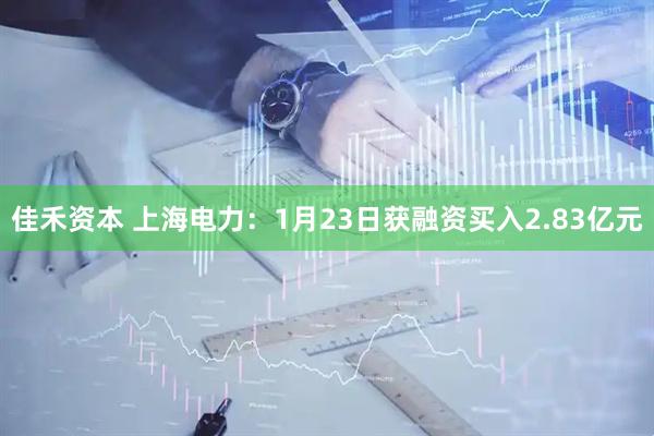 佳禾资本 上海电力：1月23日获融资买入2.83亿元